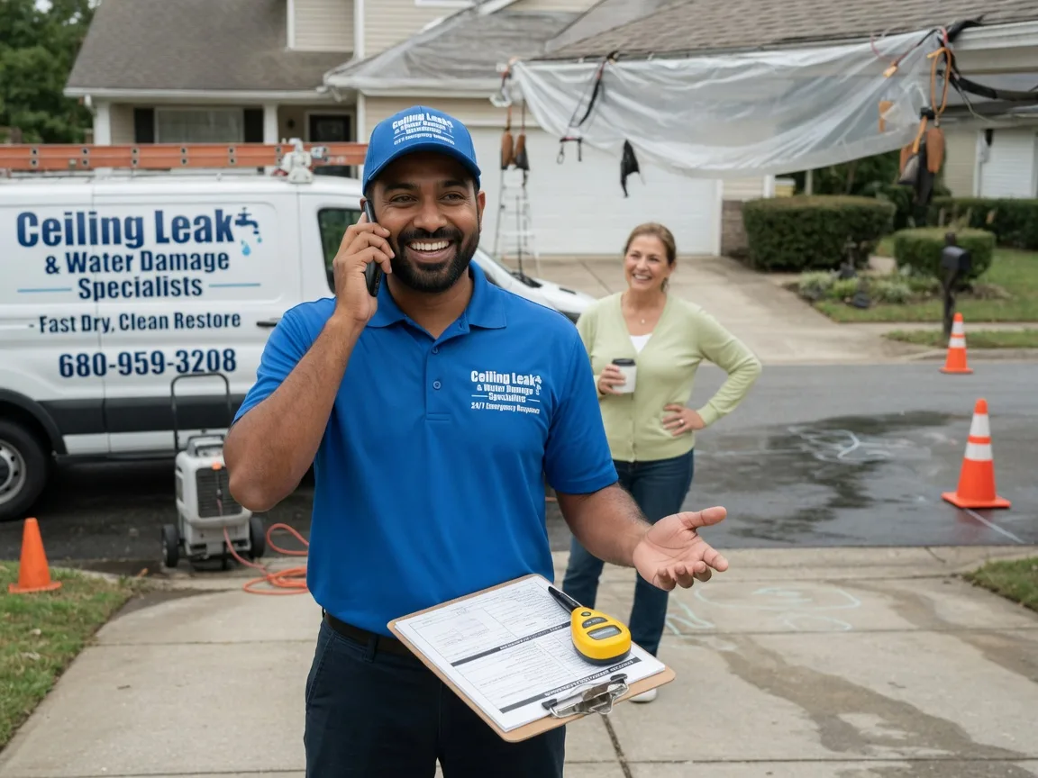 Ceiling Leak Cleanup Meridian, OK FAQs